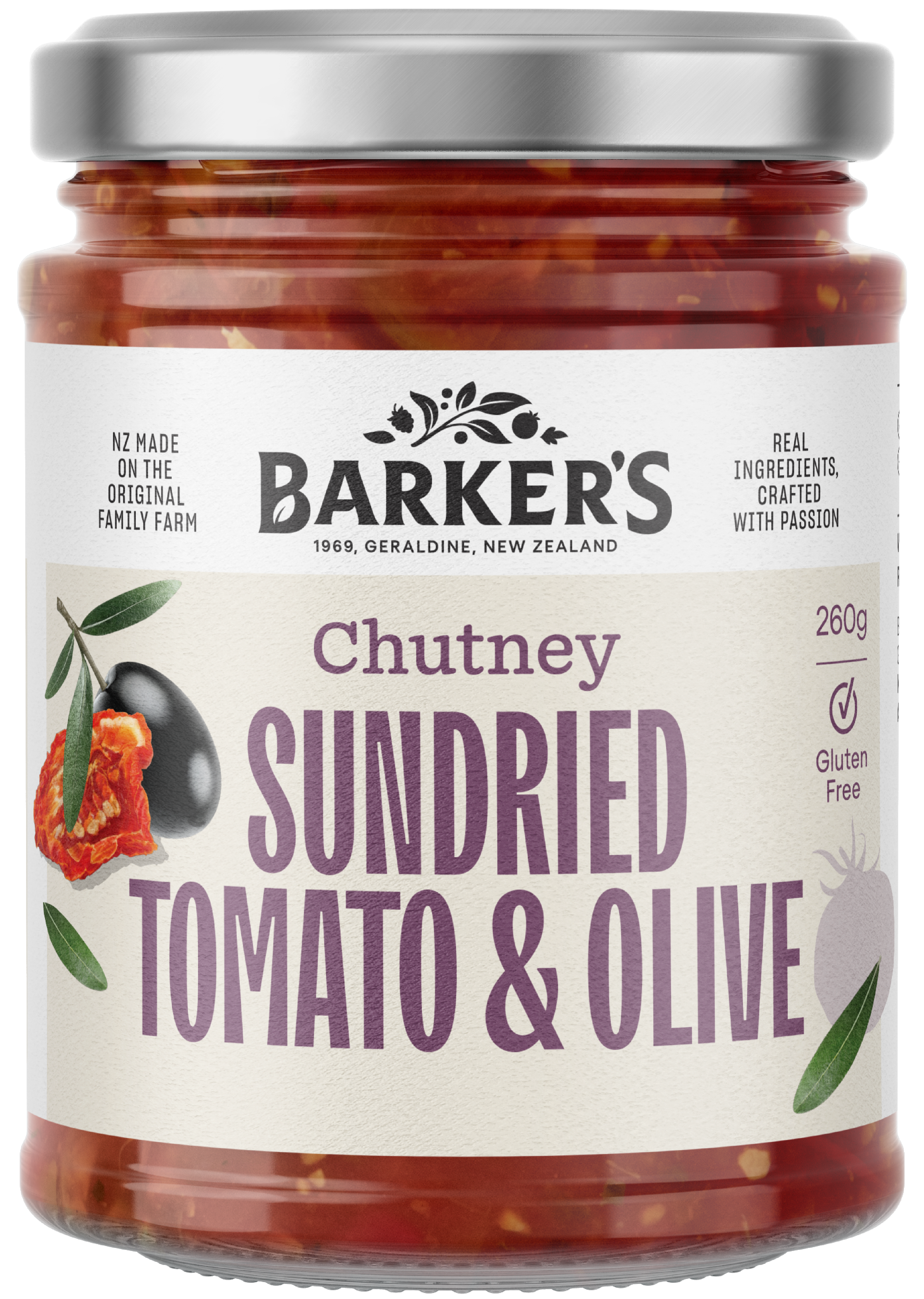 Sundried Tomato & Olive Chutney 260g