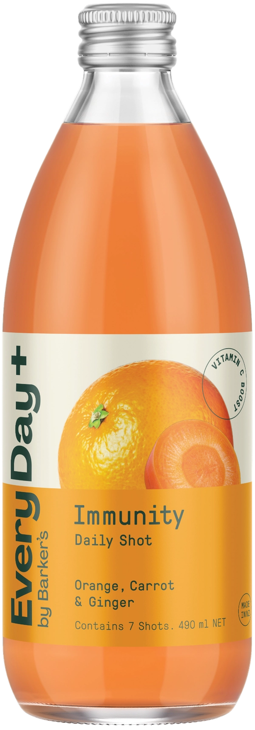 EveryDay+ Orange, Carrot & Ginger Immunity Daily Shots 490ml