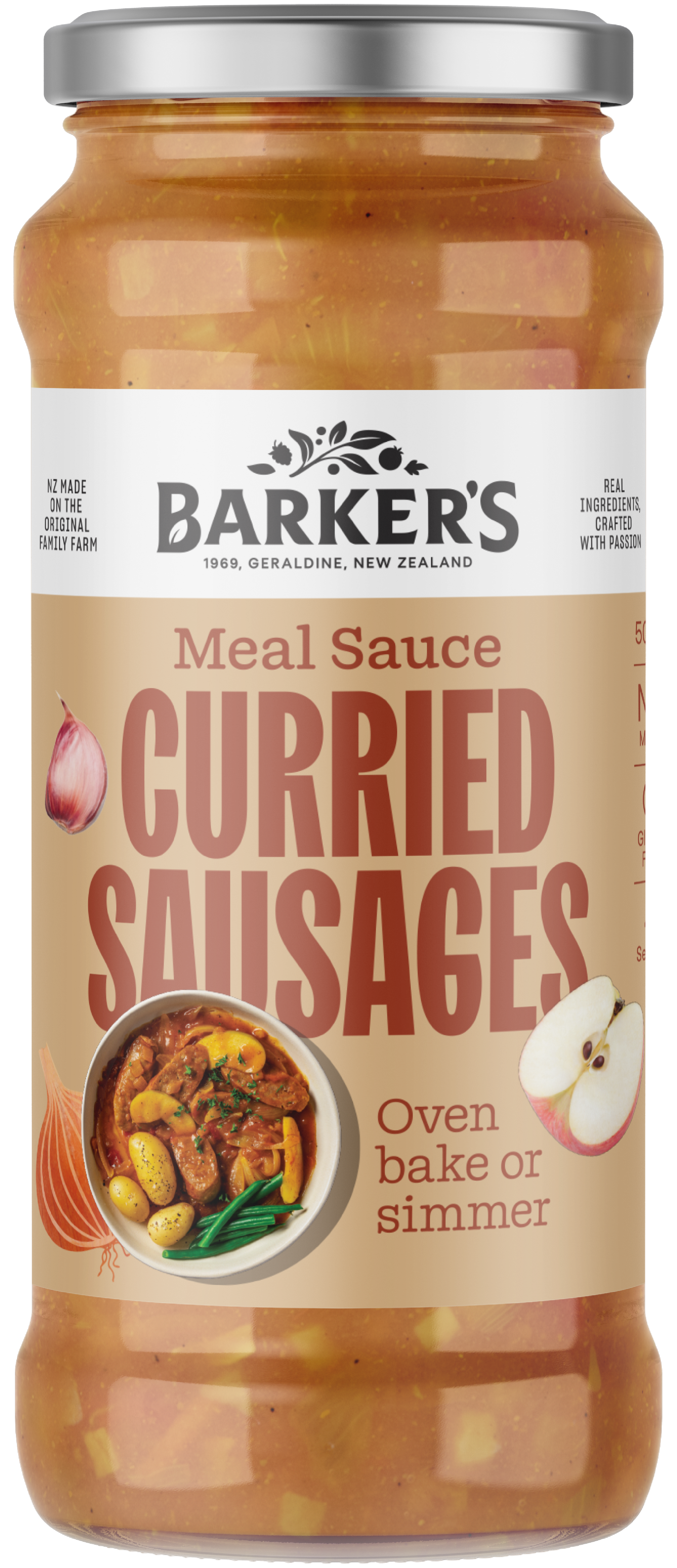 Curried Sausages Meal Sauce