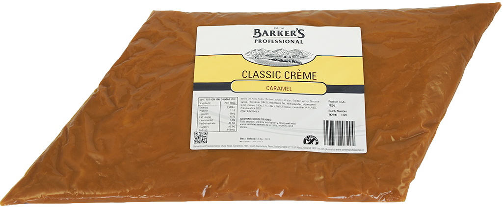 Barker's Professional Caramel Classic Creme 1.25kg