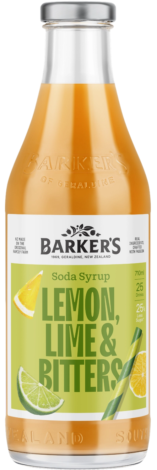 Lemon, Lime & Bitters Soda Syrup 710ml
