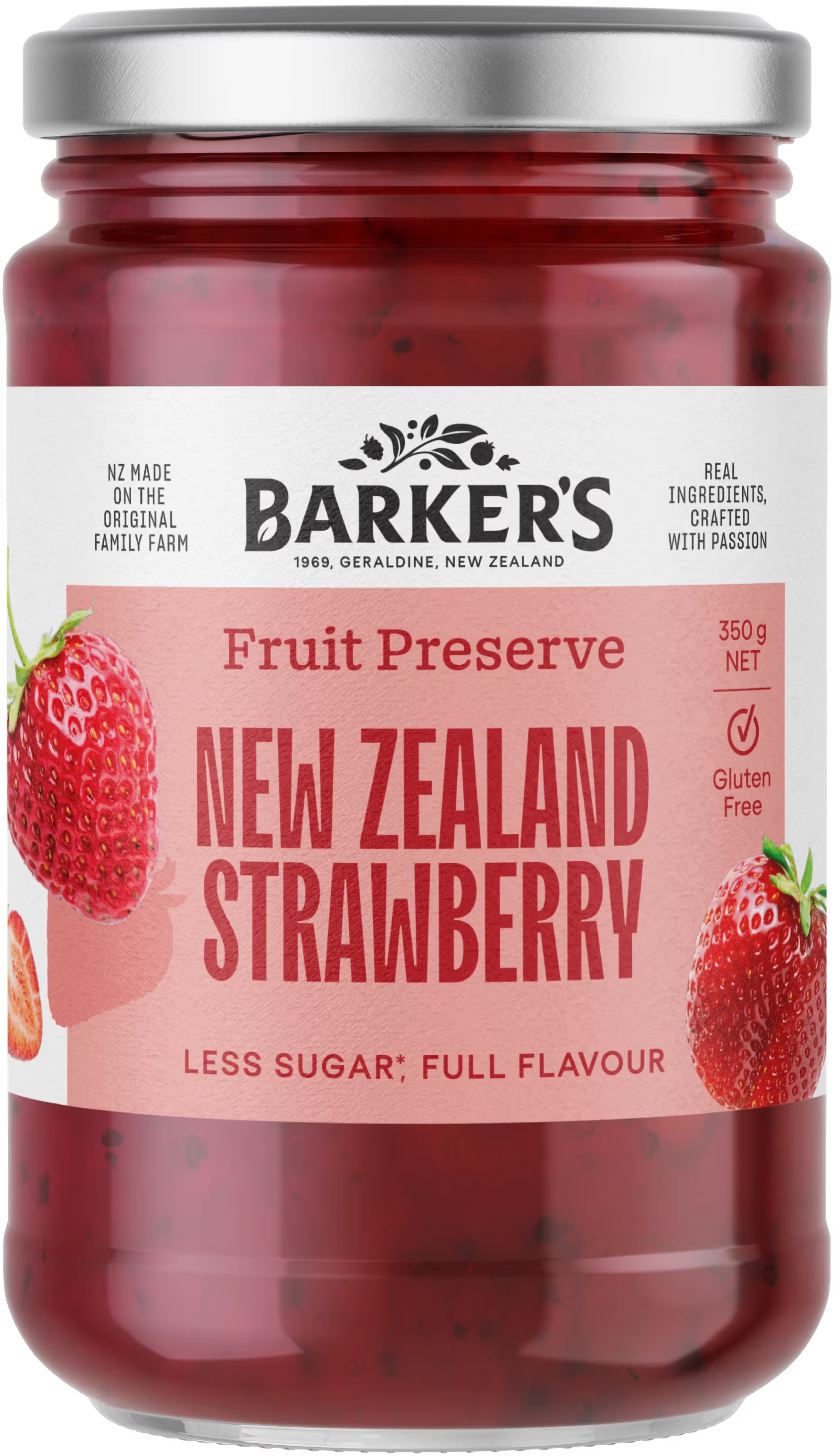 NZ Strawberry Fruit Preserve