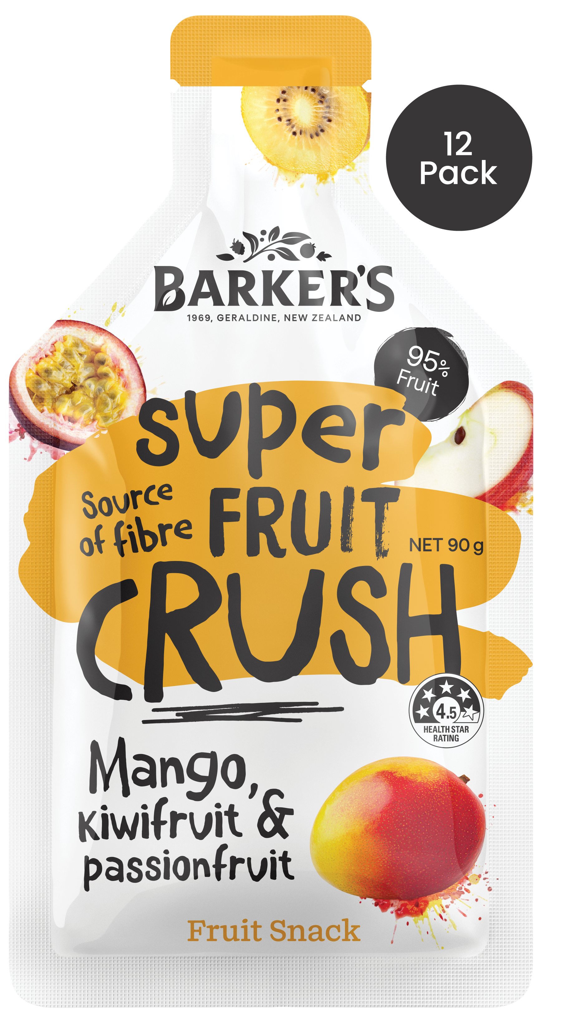 Mango, Kiwifruit & Passionfruit Super Fruit Crush (12 pack)