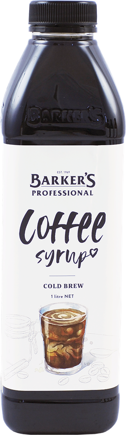 Barker's Professional Cold Brew Coffee Syrup 1L