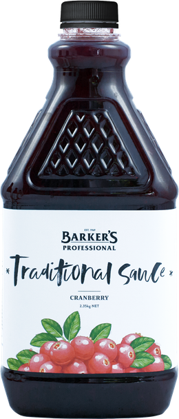 Barker's Professional Cranberry Traditional Sauce 2.35kg