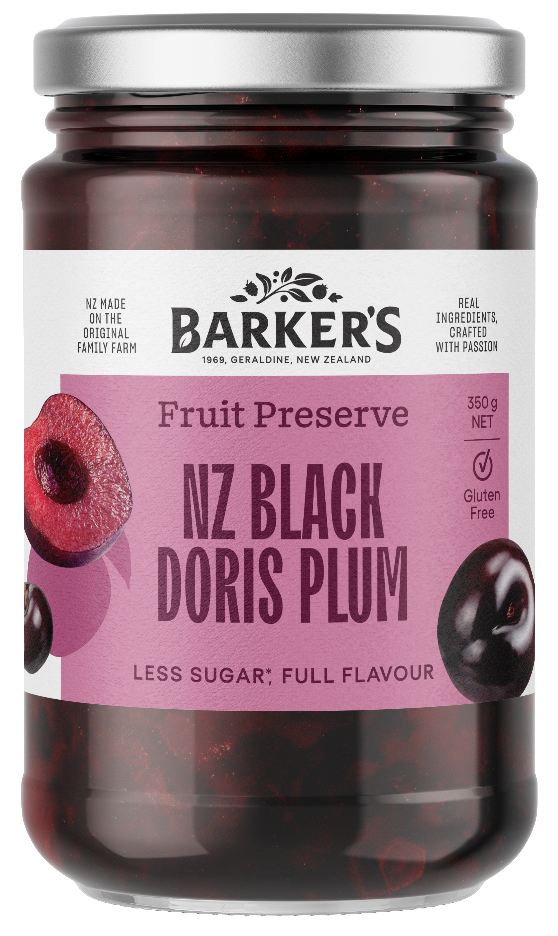 NZ Black Doris Plum Fruit Preserve