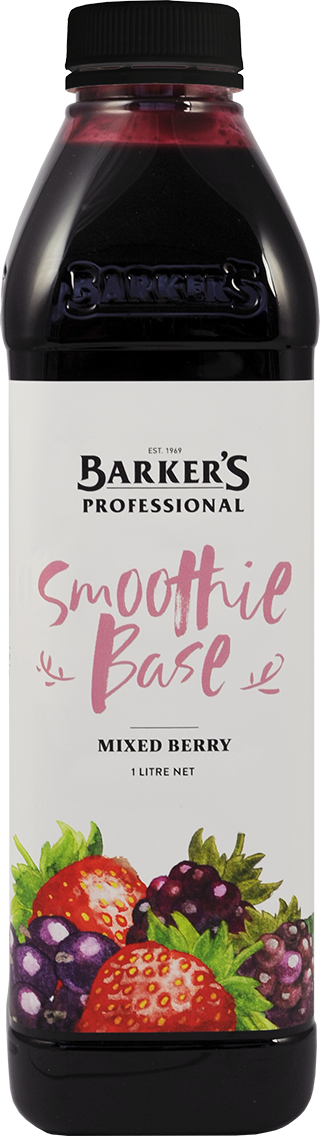 Barker's Professional Mixed Berry Smoothie Base 1L
