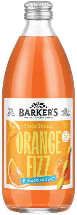 Orange Fizz Soda Syrup 500ml