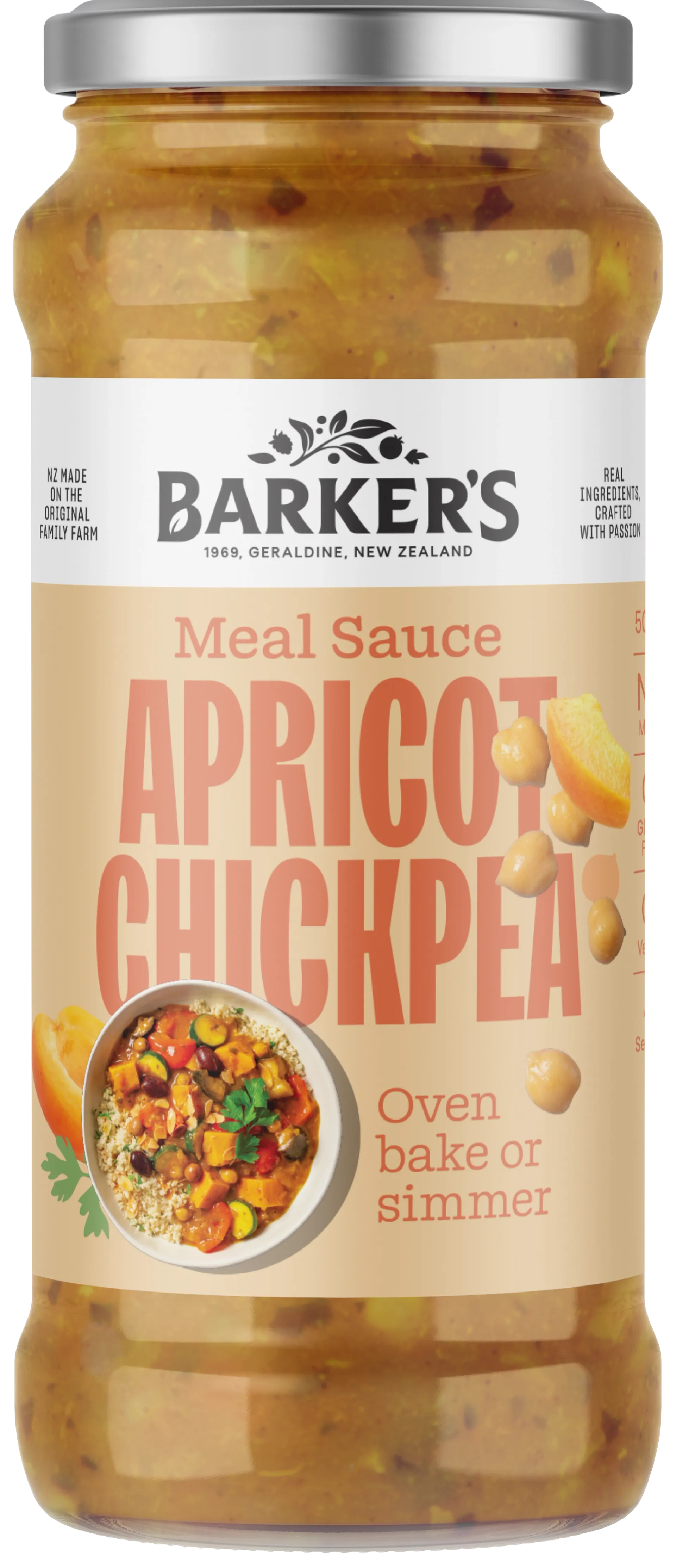Apricot Chickpea Meal Sauce