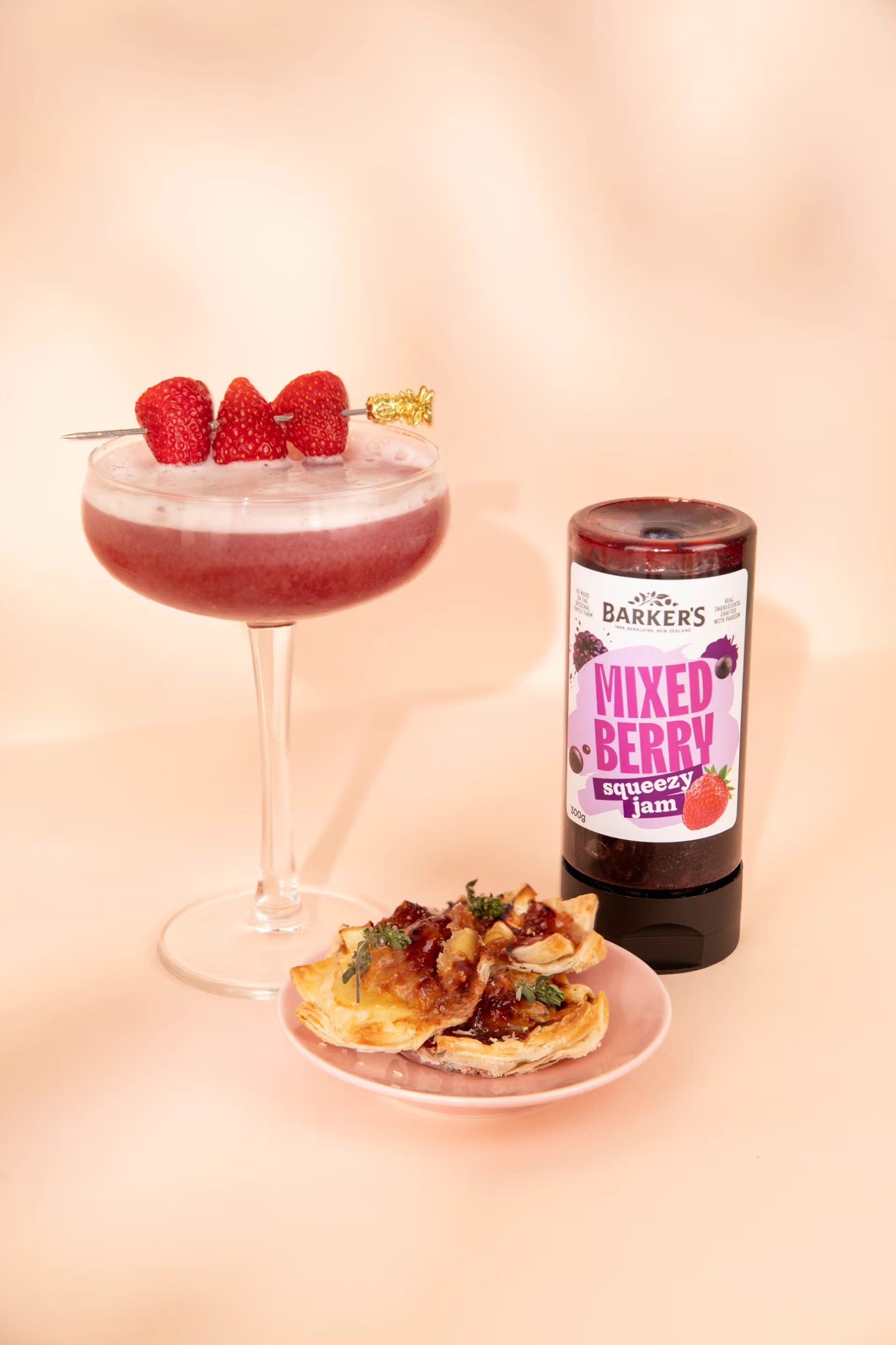 Recipe | Mixed Berry Gin Sour | Barker's of Geraldine