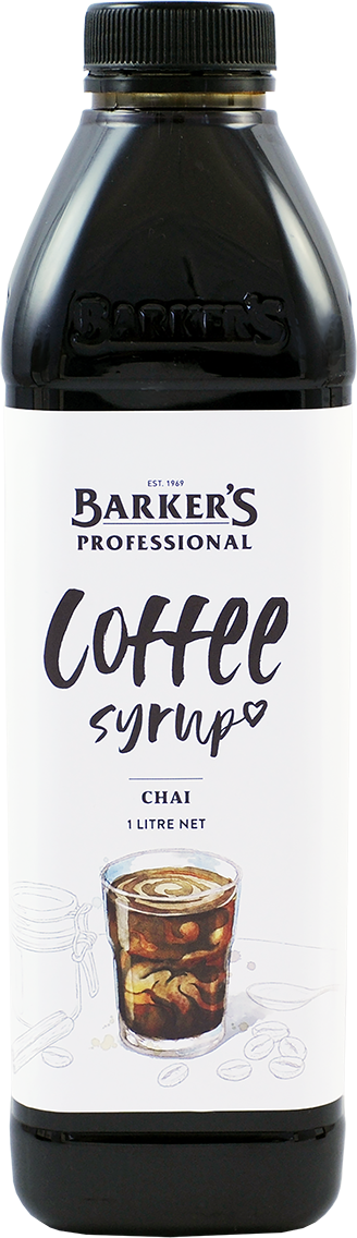 Barker's Professional Chai Coffee Syrup 1L