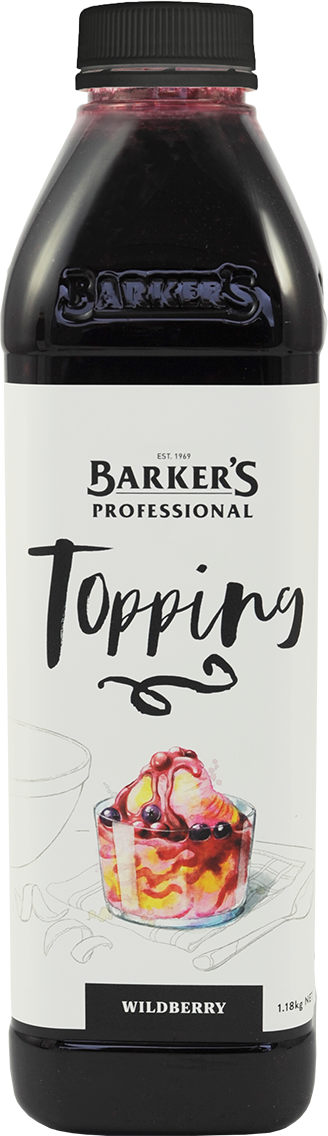 Barker's Professional Wildberry Topping 1.18kg