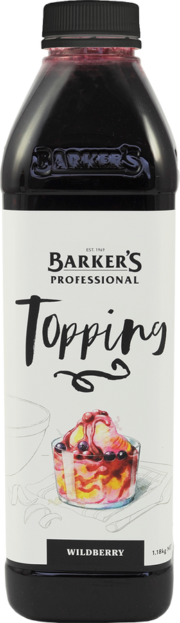 Barker's Professional Wildberry Topping 1.18kg