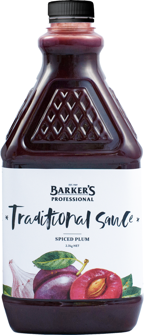 Barker's Professional Spiced Plum Sauce Traditional Sauce 2.3kg