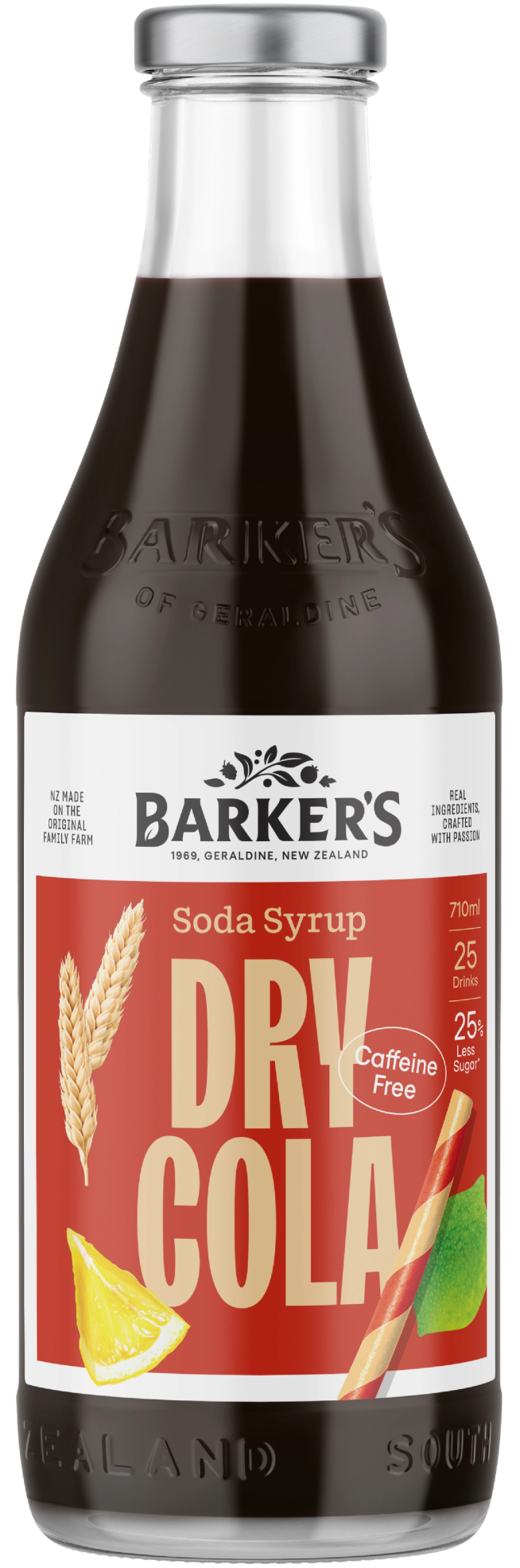 Dry Cola Soda Syrup Shop Barker's of Geraldine