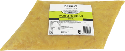 Barker's Professional Banana Patisserie Filling 1.25kg