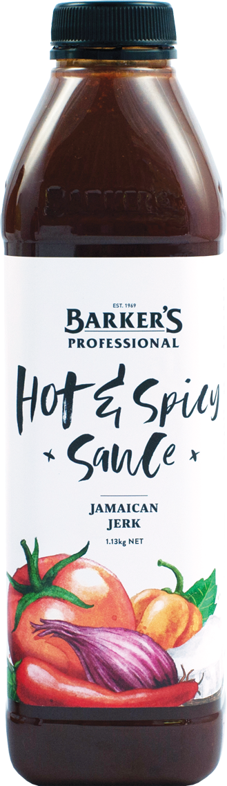 Barker's Professional Jamaican Jerk Hot & Spicy Sauce 1.13kg