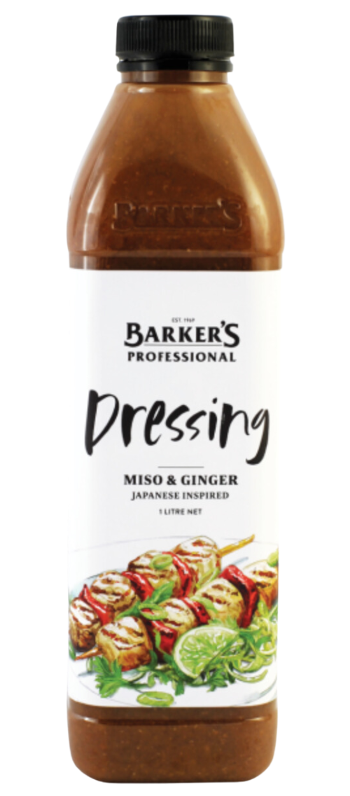 Barker's Professional Miso & Ginger Dressing 1L