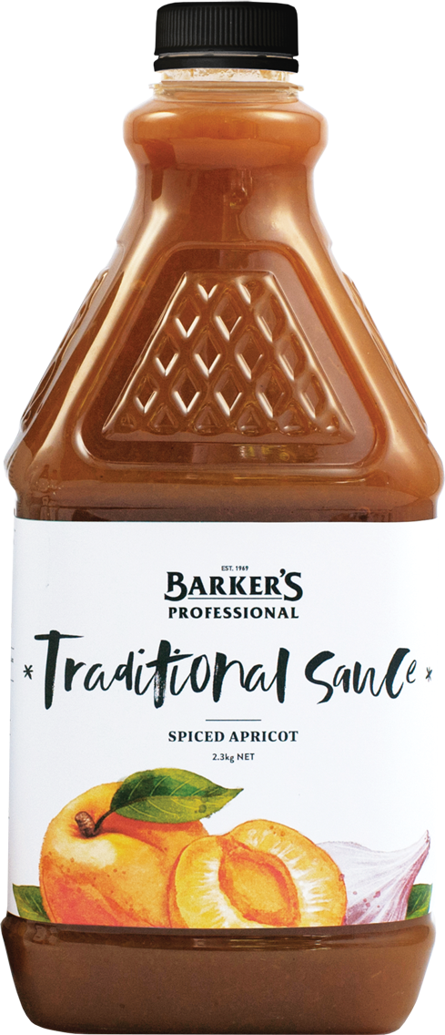 Barker's Professional Spiced Apricot Traditional Sauce 2.3kg