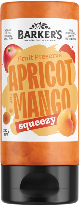 Apricot & Mango Squeezy Fruit Preserve 290g