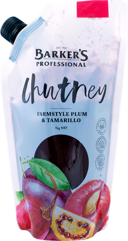Barker's Professional Farmstyle Plum & Tamarillo Chutney 1kg