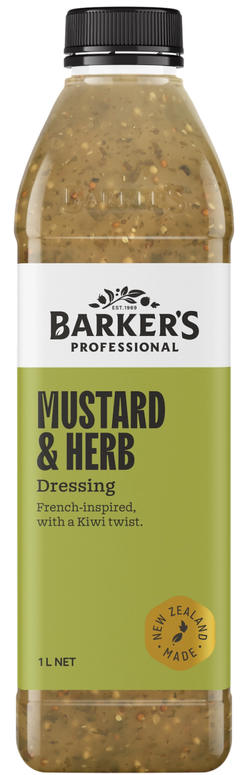 Barker's Professional Mustard & Herb Dressing 1L