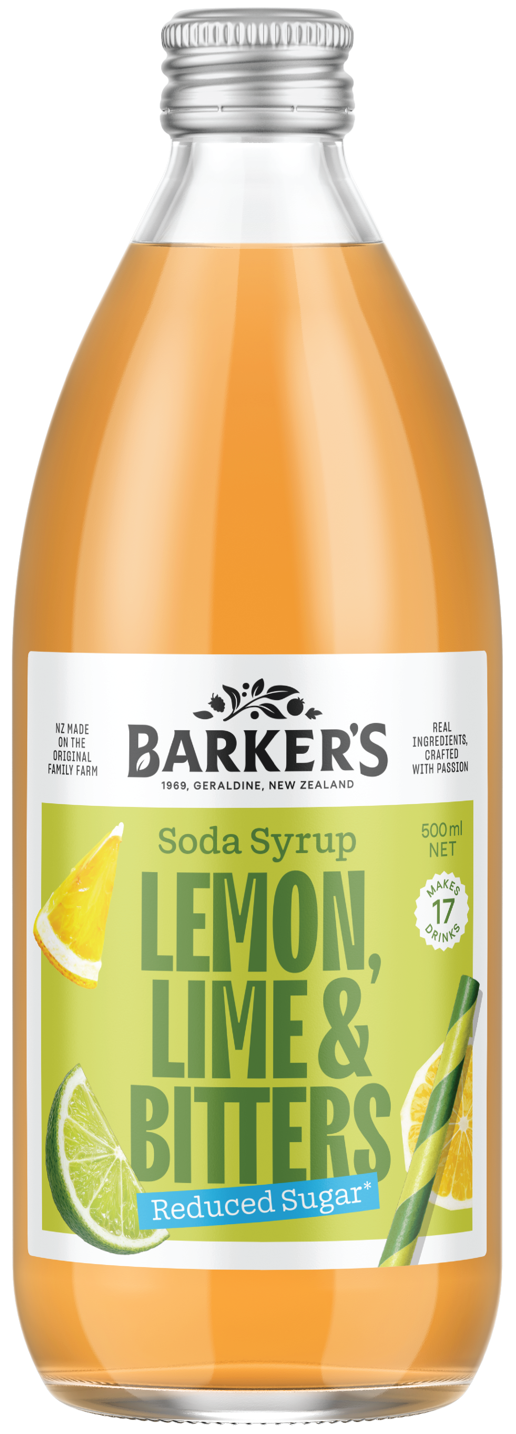 Lemon, Lime & Bitters Soda Syrup 500ml