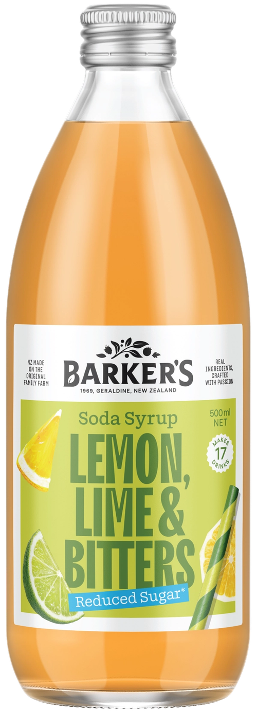 Lemon, Lime & Bitters Soda Syrup 500ml
