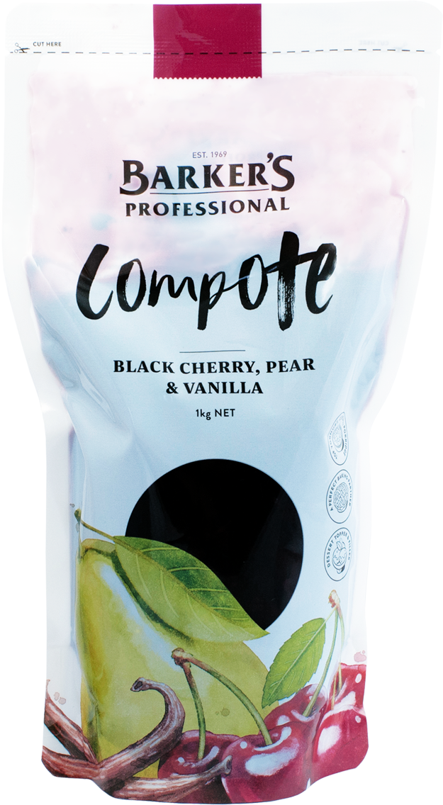 Barker's Professional Black Cherry, Pear & Vanilla 1kg