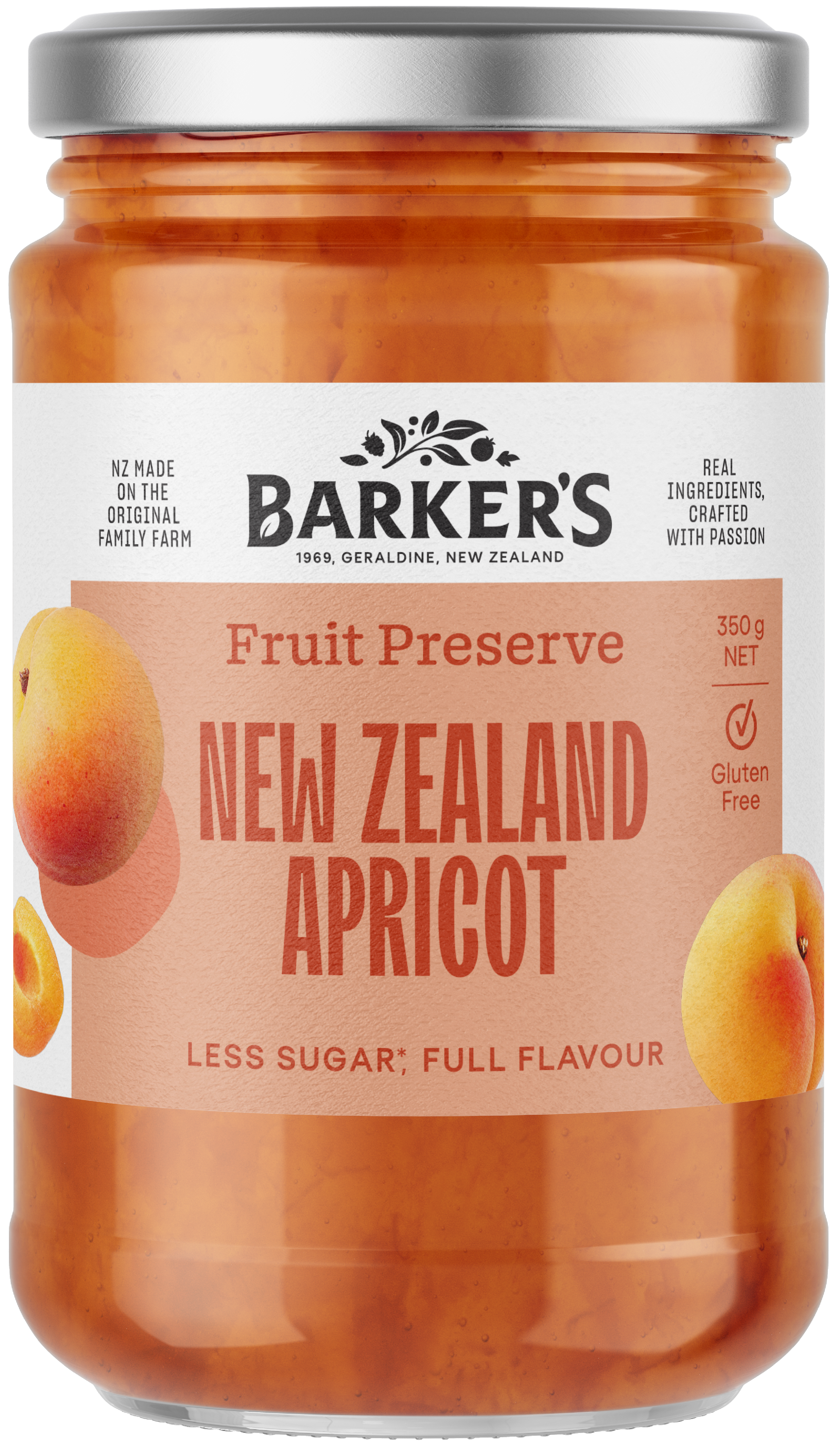 NZ Apricot Fruit Preserve 350g