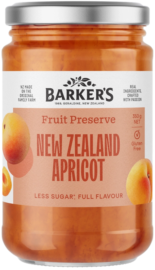 NZ Apricot Fruit Preserve 350g