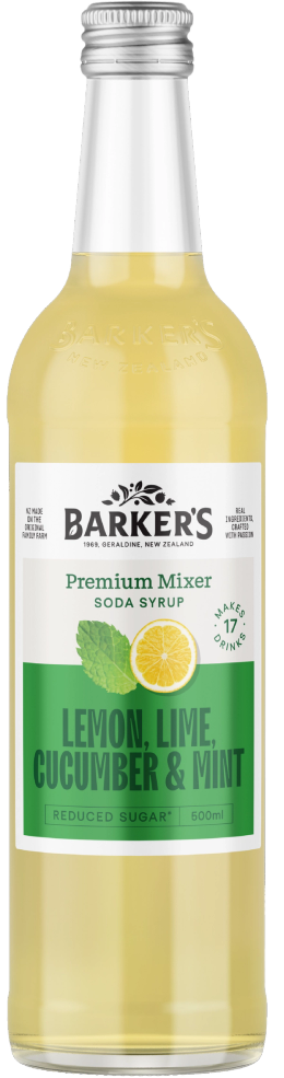 Lemon, Lime, Cucumber & Mint Premium Mixer Soda Syrup 500ml