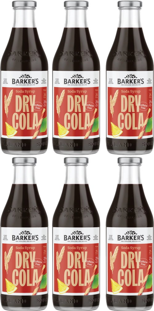 Dry Cola Soda Syrup (6x710ml)
