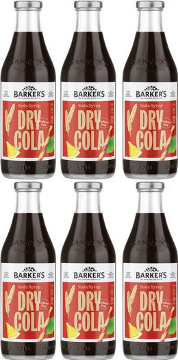 Dry Cola Soda Syrup (6x710ml)