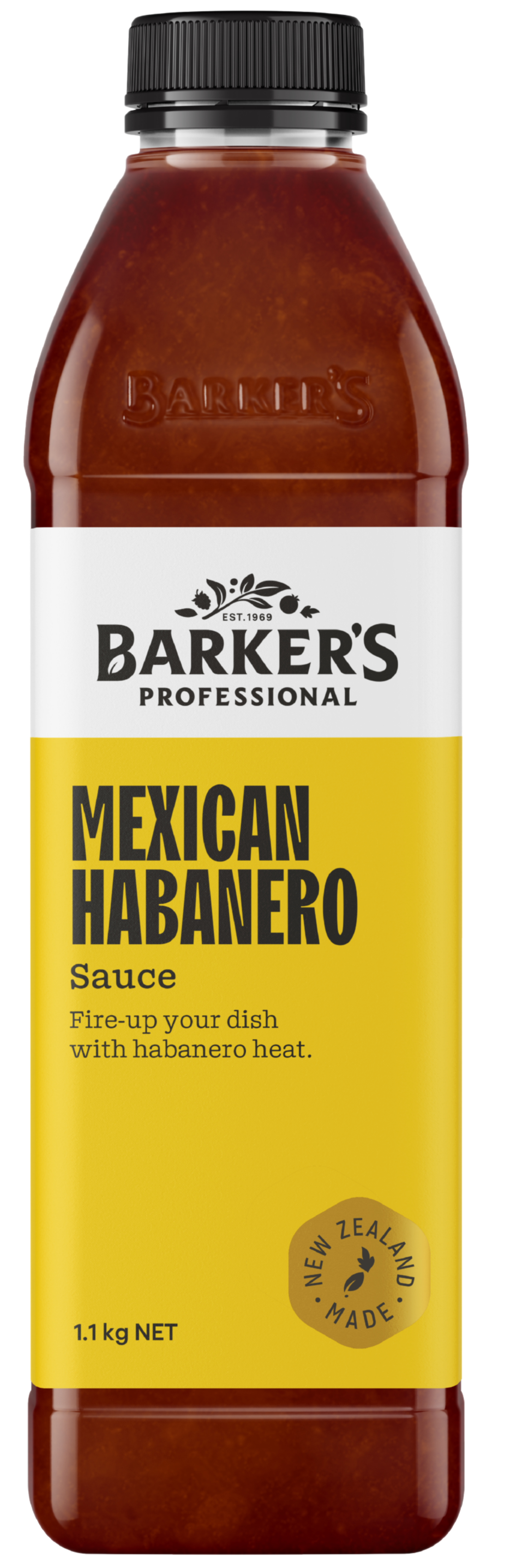 Barker's Professional Mexican Habanero Sauce 1.1kg