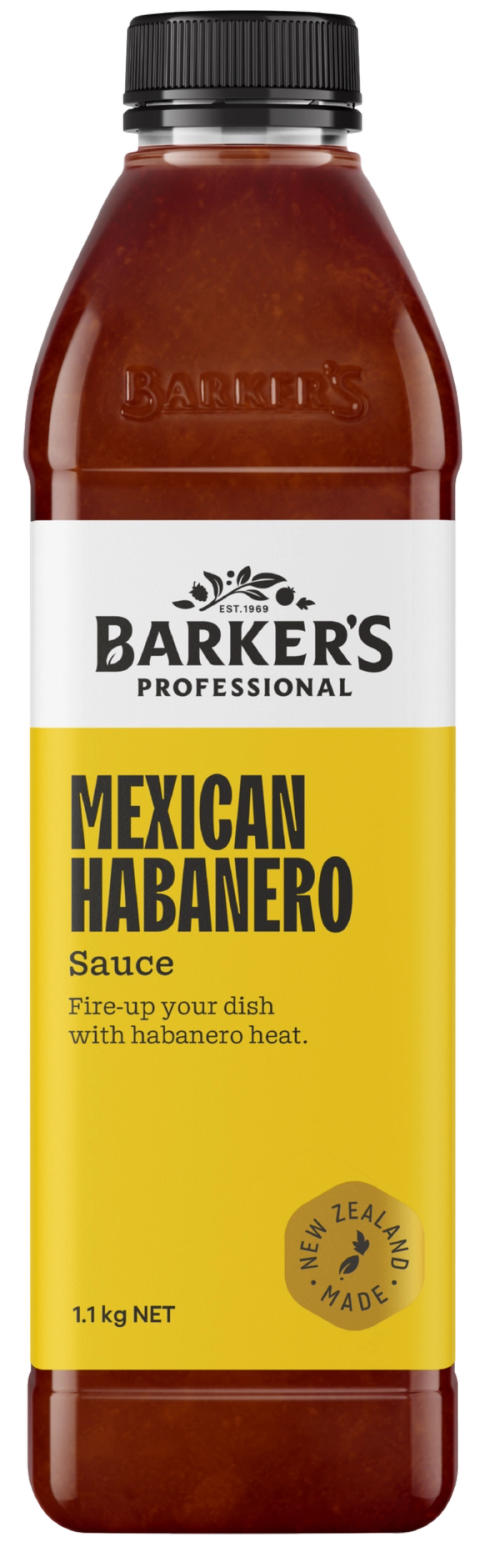 Barker's Professional Mexican Habanero Sauce 1.1kg