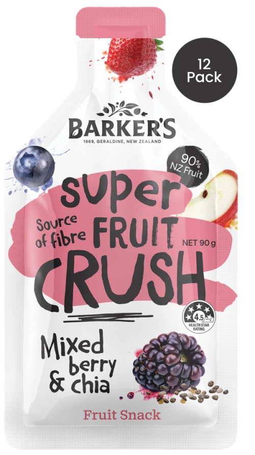 Mixed Berry & Chia Super Fruit Crush (12 pack)