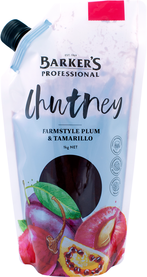 Barker's Professional Farmstyle Plum & Tamarillo Chutney 1kg