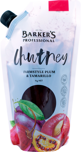 Barker's Professional Farmstyle Plum & Tamarillo Chutney 1kg