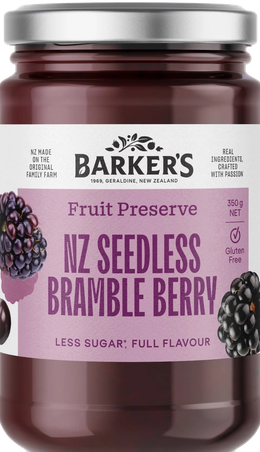 NZ Seedless Bramble Berry Fruit Preserve