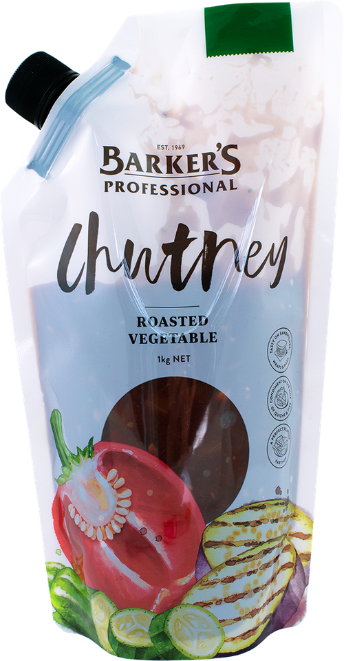 Barker's Professional Roasted Vegetable Chutney 1kg