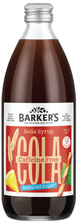 Caffeine Free Cola Soda Syrup 500ml
