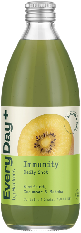 EveryDay+ Kiwifruit, Cucumber & Matcha Immunity Daily Shots 490ml