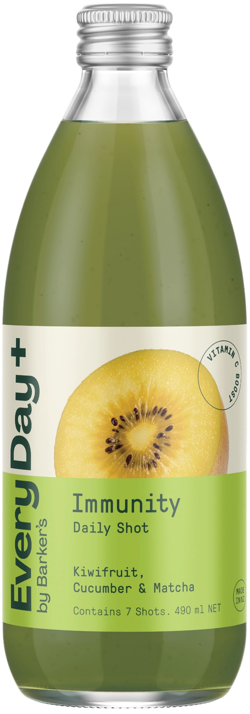 EveryDay+ Kiwifruit, Cucumber & Matcha Immunity Daily Shots 490ml