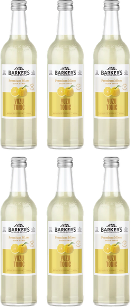 Yuzu Tonic Premium Mixer Soda Syrup (6x500ml)