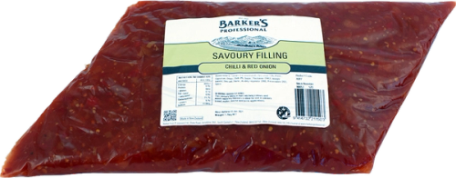 Barker's Professional Chilli & Red Onion Savoury Filling 1.25kg