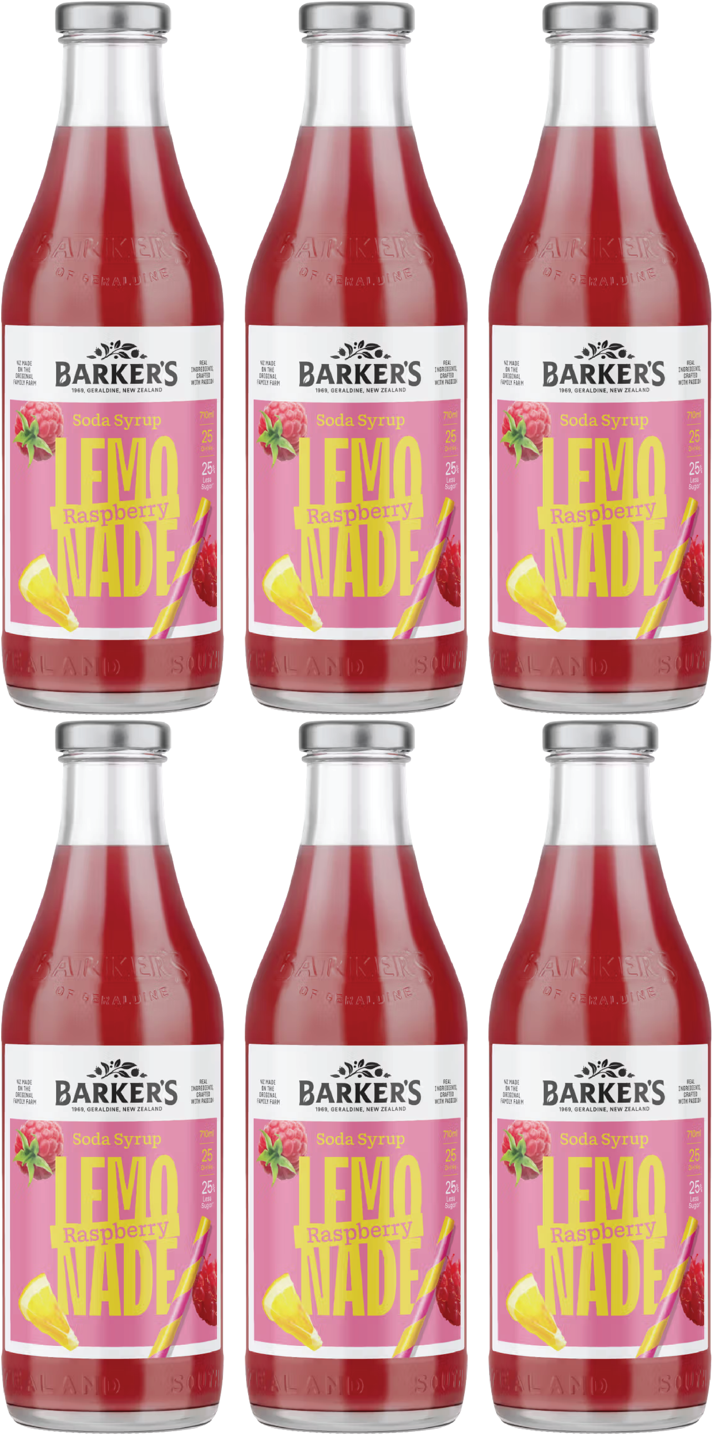 Raspberry Lemonade Soda Syrup (6x710ml)