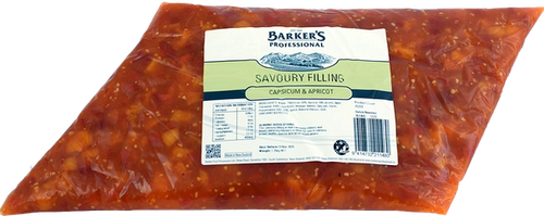 Barker's Professional Capsicum & Apricot Savoury Filling 1.25kg