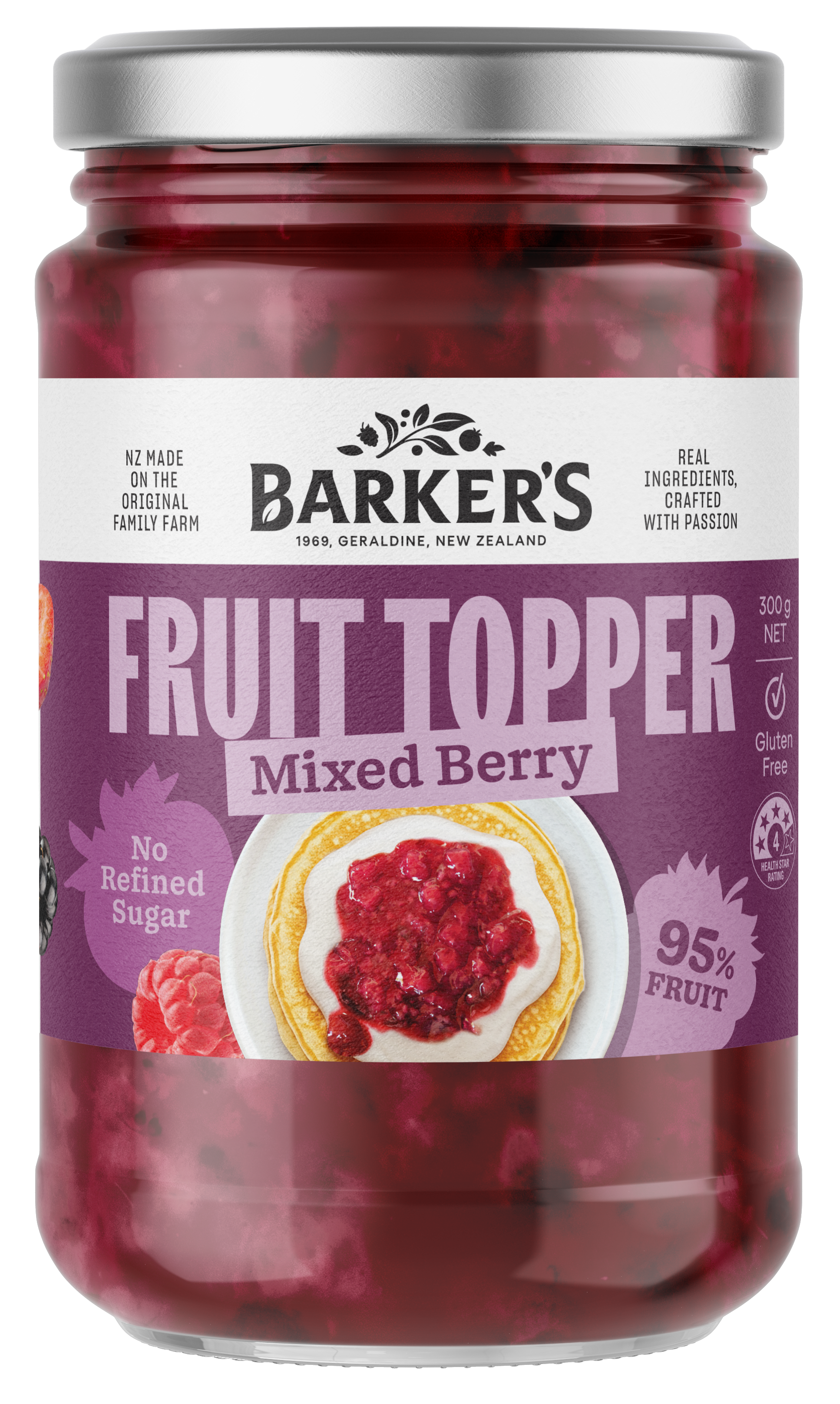 Mixed Berry Fruit Topper 300g
