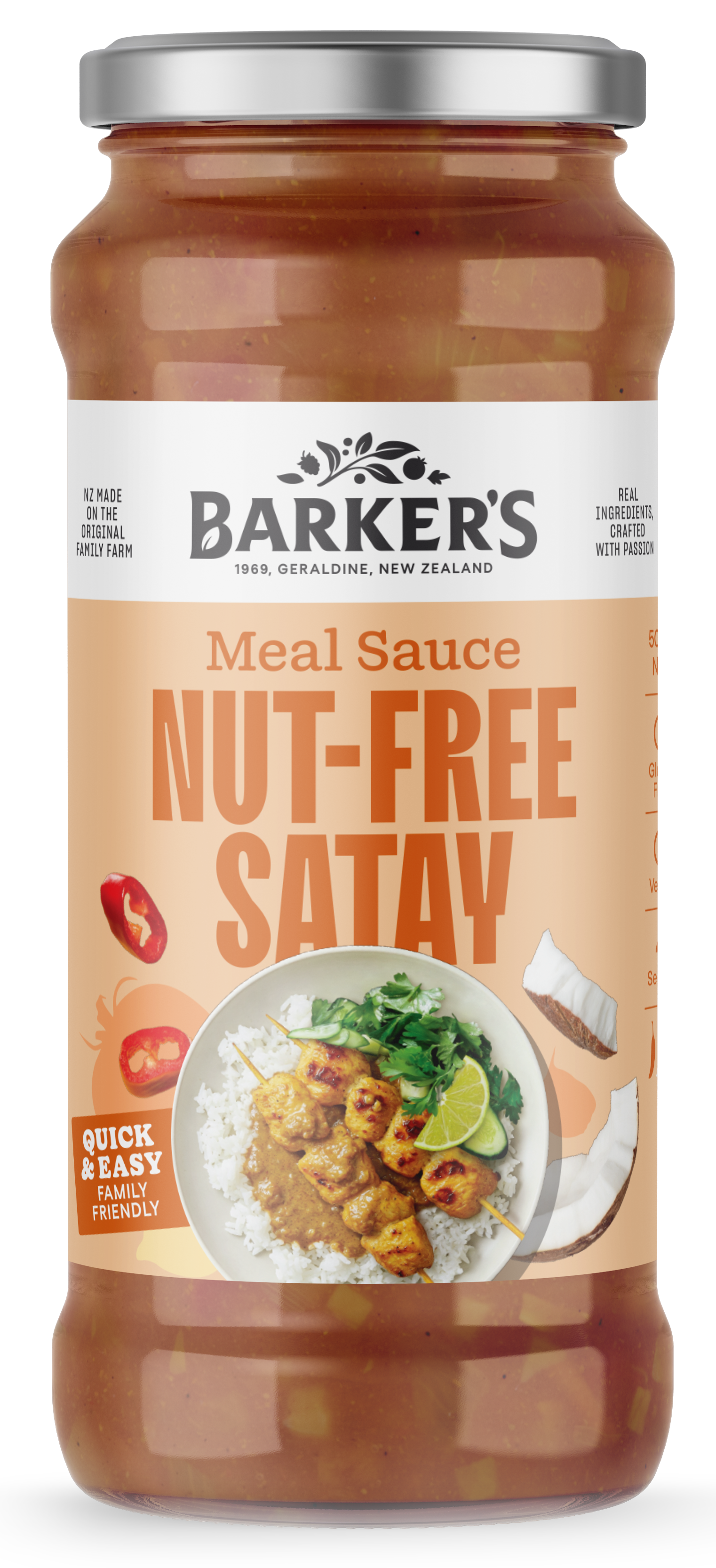 Nut-Free Satay Meal Sauce 500g